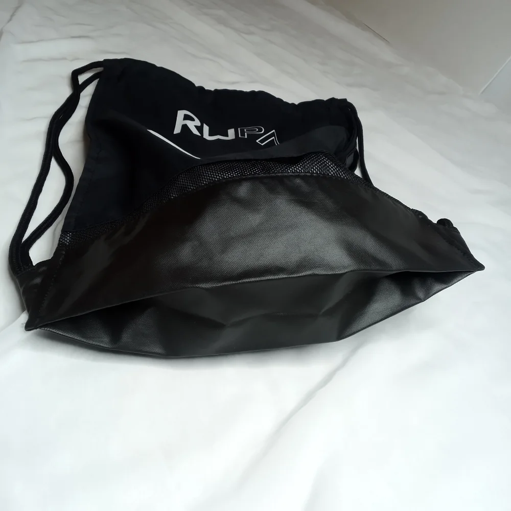 Nike Brasilia Training Drawstring Gym Bag 2-sided Backpack #BA5338-010 Blk/Wht